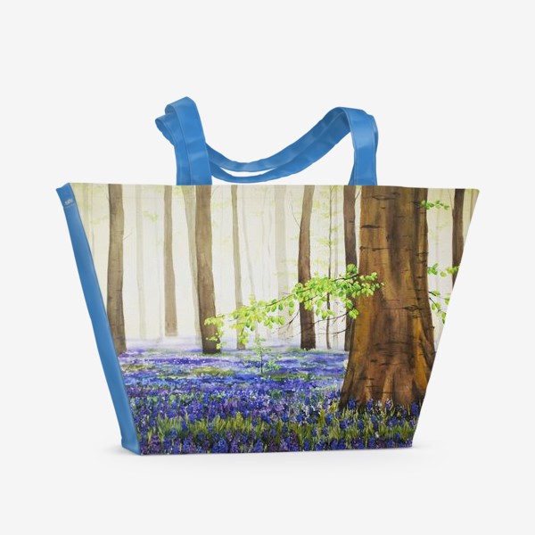 Пляжная сумка «Весенний лес»