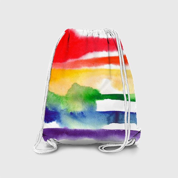 Рюкзак «акварельная радуга»