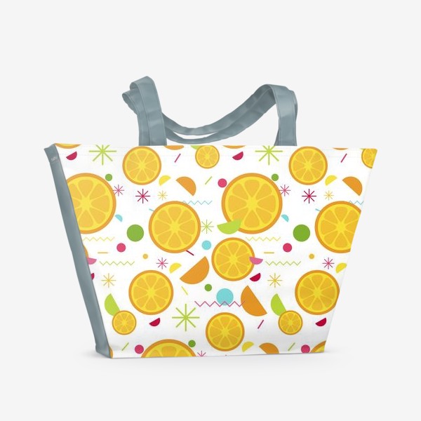Пляжная сумка «Весёлый апельсин»