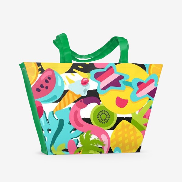 Пляжная сумка «Тропическое лето»