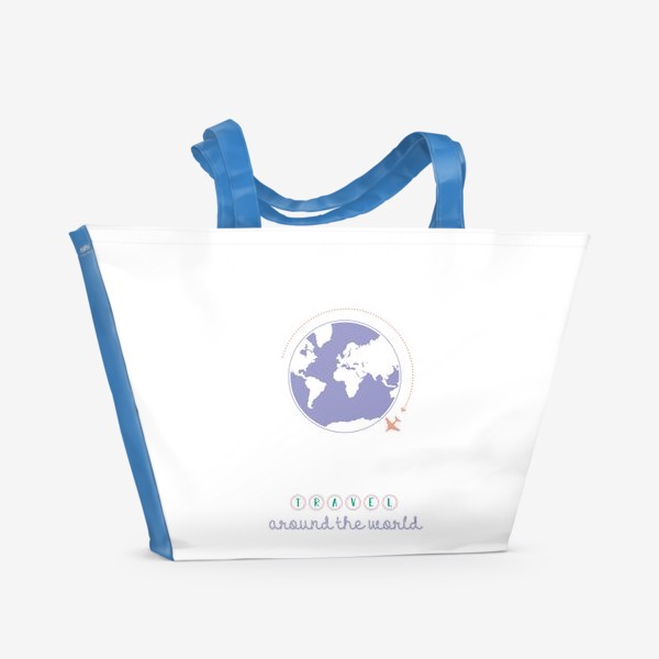 Пляжная сумка «Travel around the World»