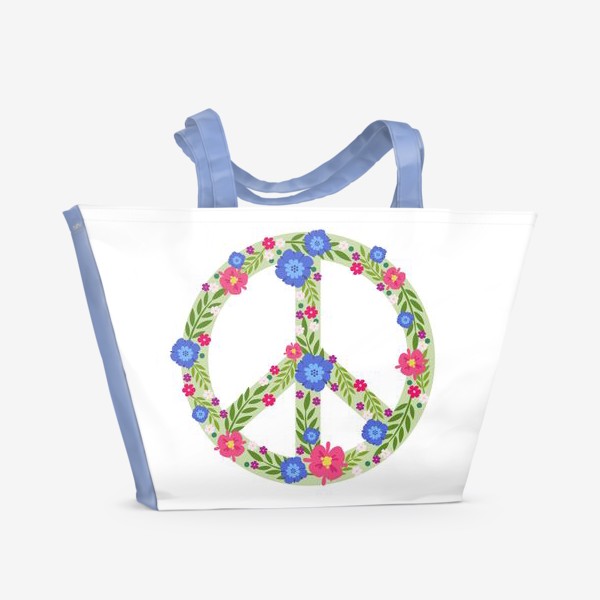 Пляжная сумка «Символ мира»