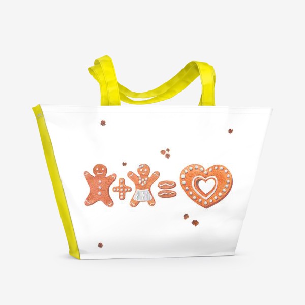 Пляжная сумка «Печенюшная любовь»
