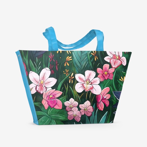 Пляжная сумка «Сад Орхидей»