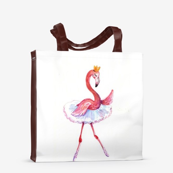 Сумка-шоппер «Балерина фламинго»