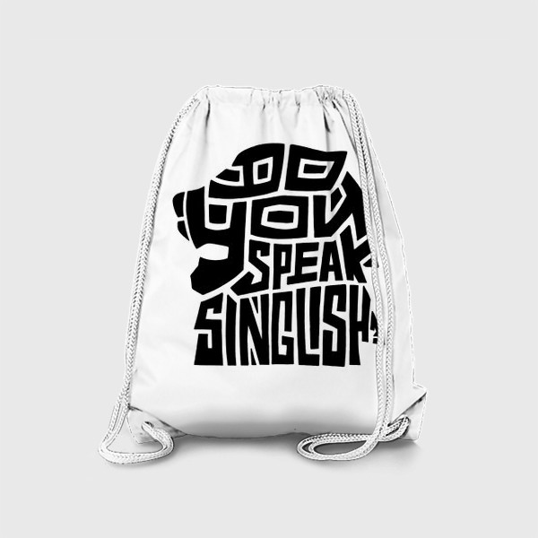 Рюкзак «MERLION. Do you speak SINGLISH?»