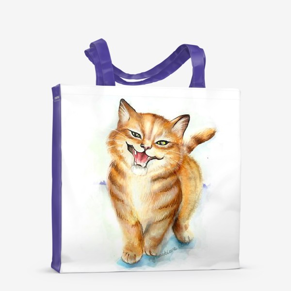 Сумка-шоппер «Харизматичный рыжий кот»