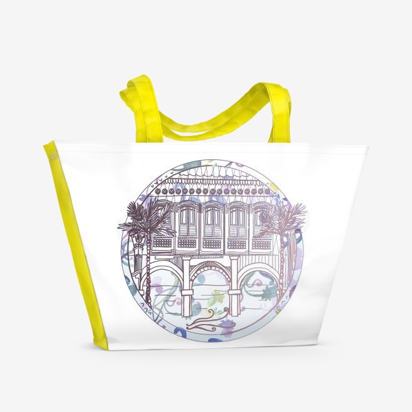 Пляжная сумка &laquo;Город мечты Сингапур&raquo;