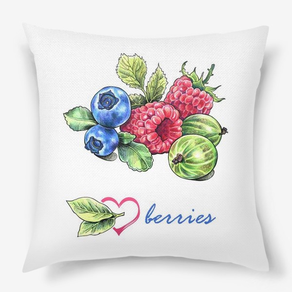 Подушка «Love berries»