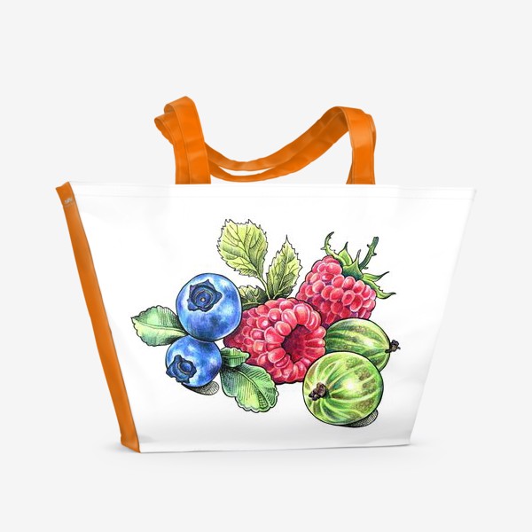Пляжная сумка «Love berries»