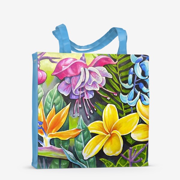 Сумка-шоппер «Тропики: цветы»