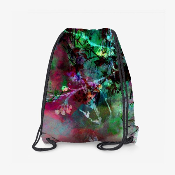 Рюкзак «Цветочный пейзаж. Коллаж»