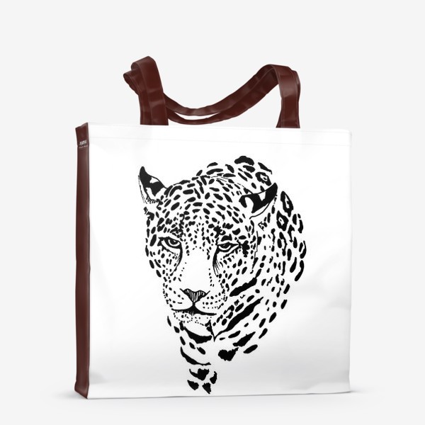 Сумка-шоппер «леопард »