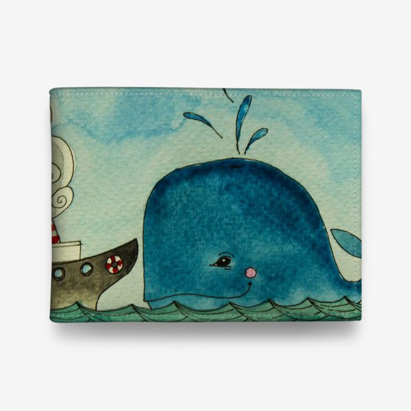 Кошелек «Синий кит»
