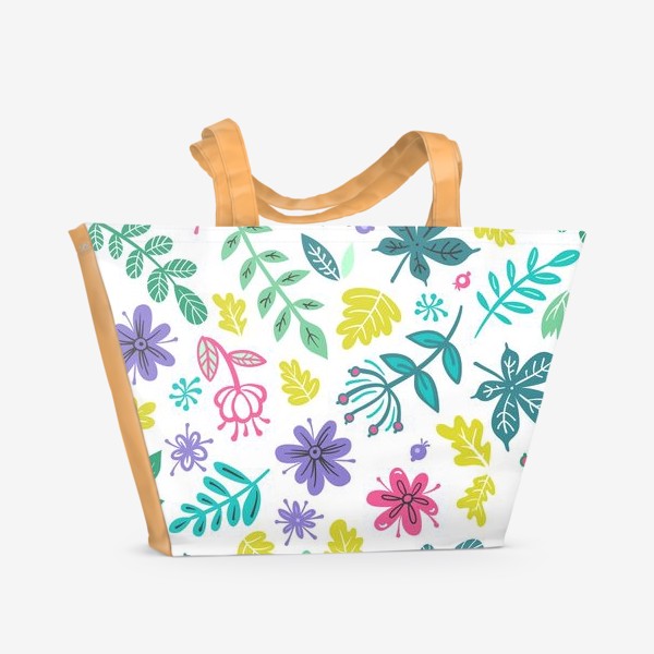 Пляжная сумка &laquo;Цветочное лето&raquo;