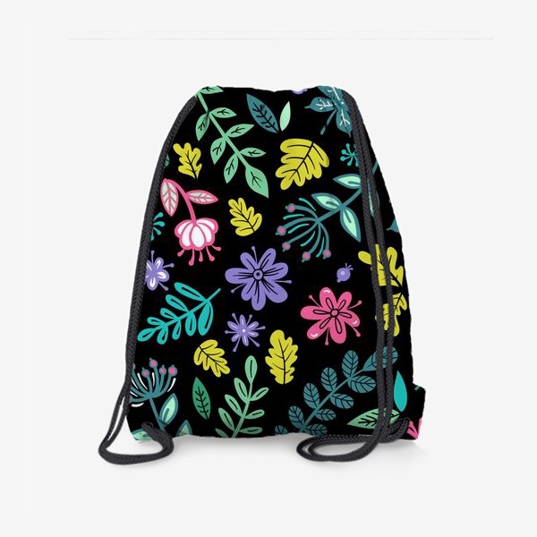 Рюкзак «Цветочная ночь»