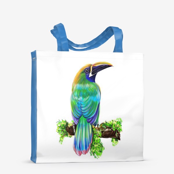 Сумка-шоппер «позитивный птиц»