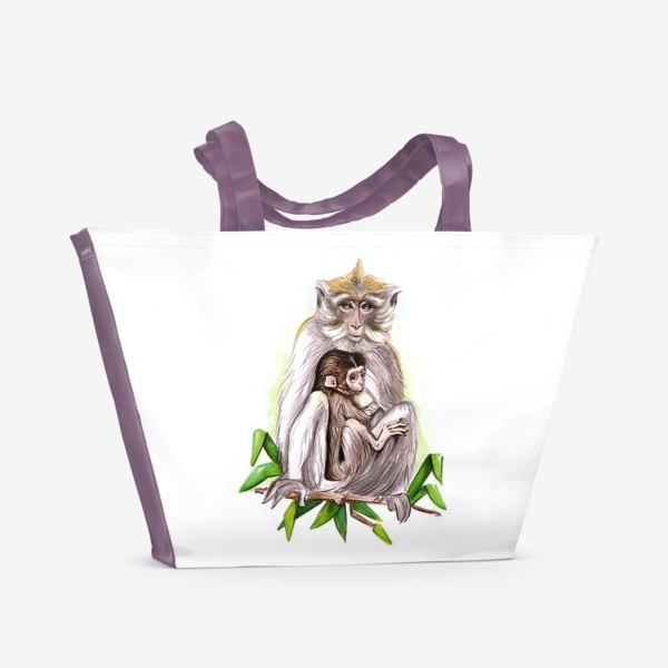 Пляжная сумка &laquo;обезьянки&raquo;