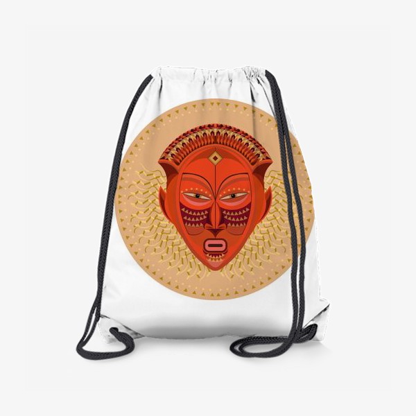 Рюкзак «африканская ритуальная маска»
