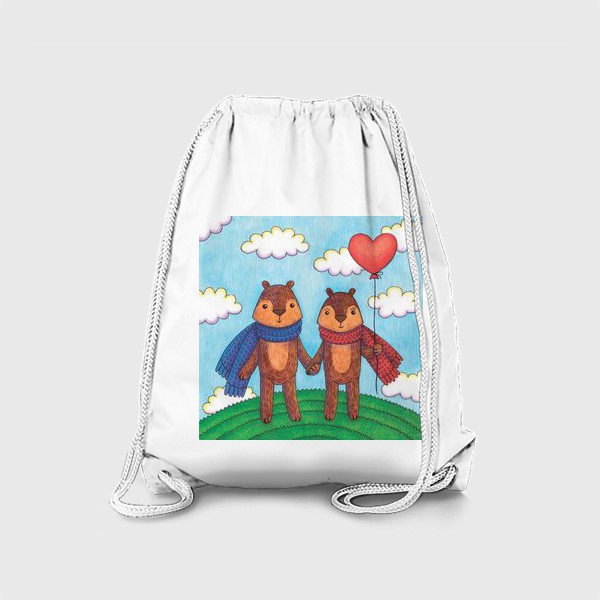Рюкзак «Влюбленные медведи»