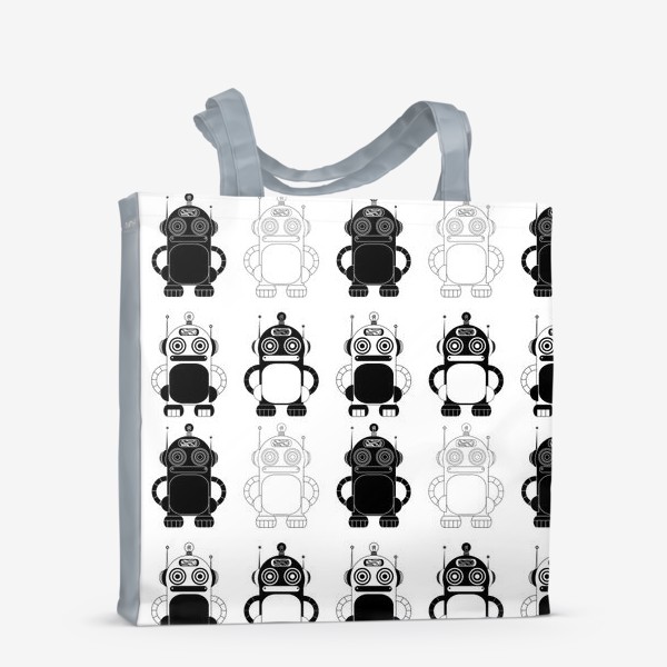 Сумка-шоппер «Robot pattern»