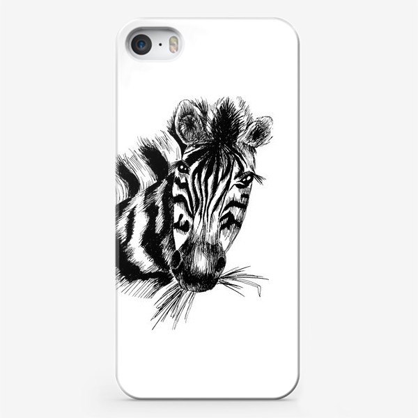 Чехол iPhone «Дикая зебра»