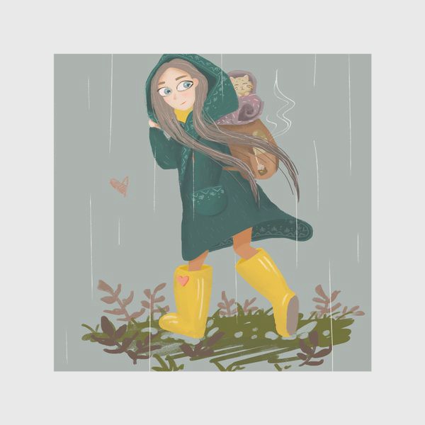 Скатерть «Под дождем»