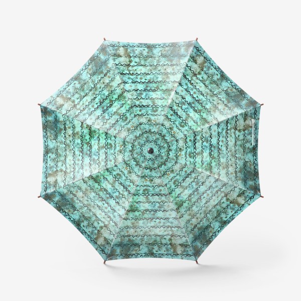 Зонт «изумрудная абстракция»