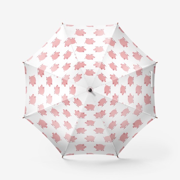Зонт «Паттерн со свинками»
