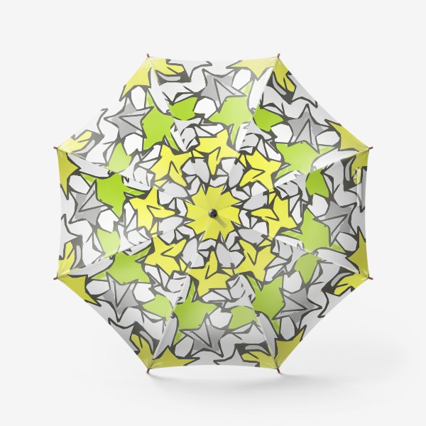 Зонт «звезды желтые»