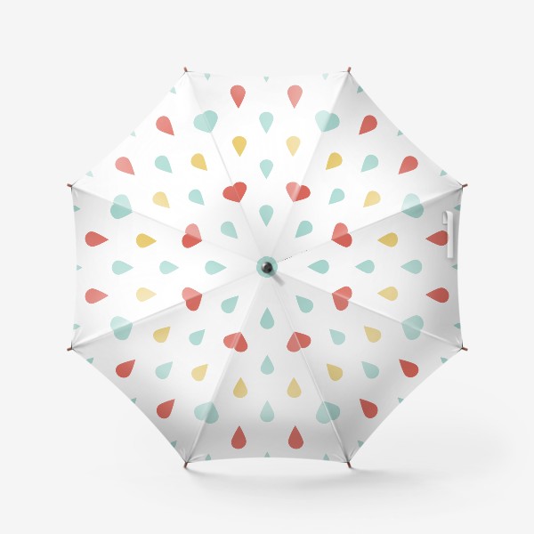 Зонт «Цветной дождь. Паттерн»
