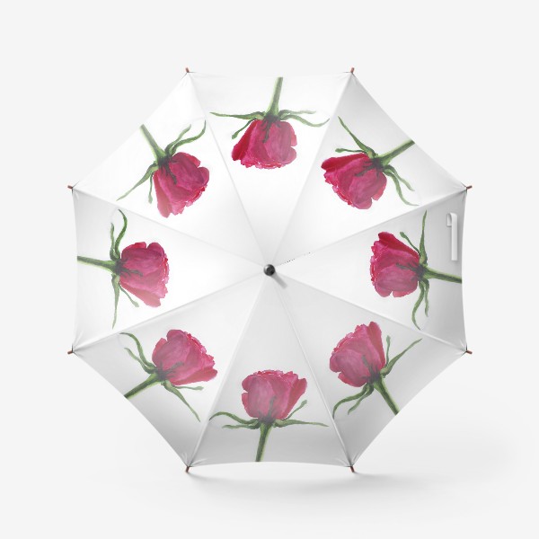 Зонт «розовая роза»