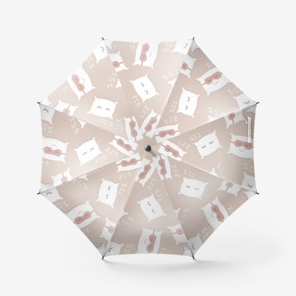 Зонт «Нежный паттерн с подушками»