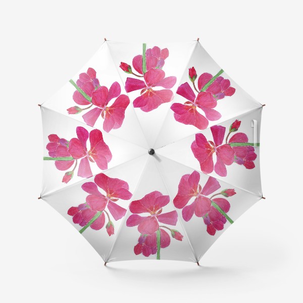 Зонт «малиновая герань»