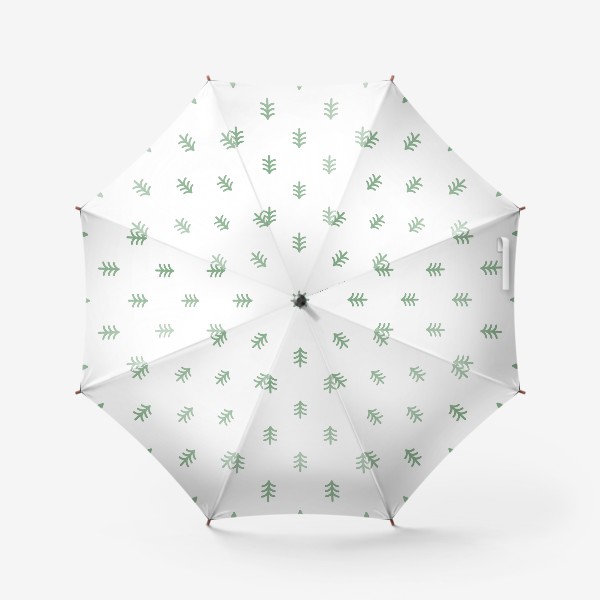 Зонт «Паттерн с минималистичными ёлочками»