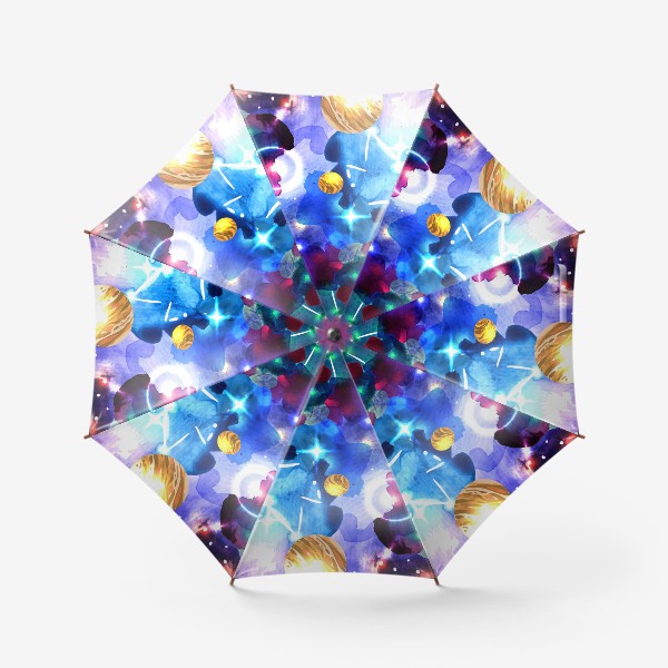 Зонт «акварельный космос»