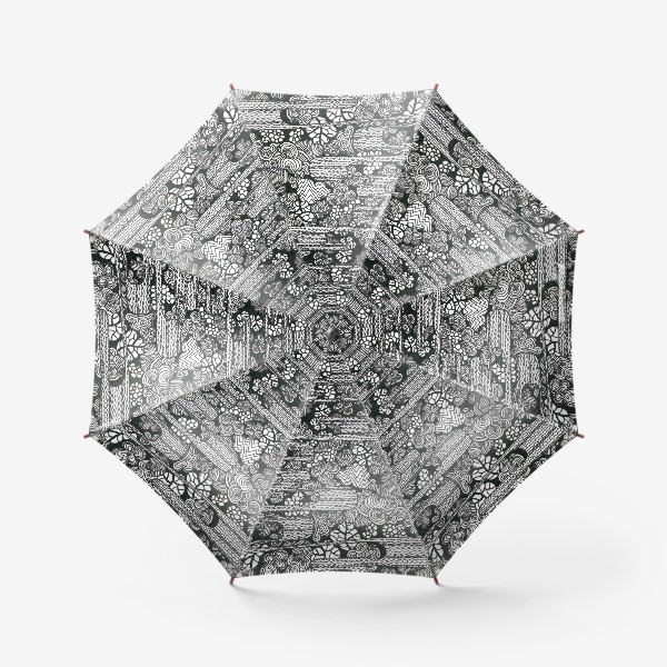 Зонт «Фон в стиле zentangle»