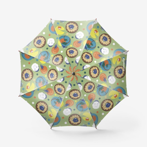 Зонт «Жуки-скарабеи»