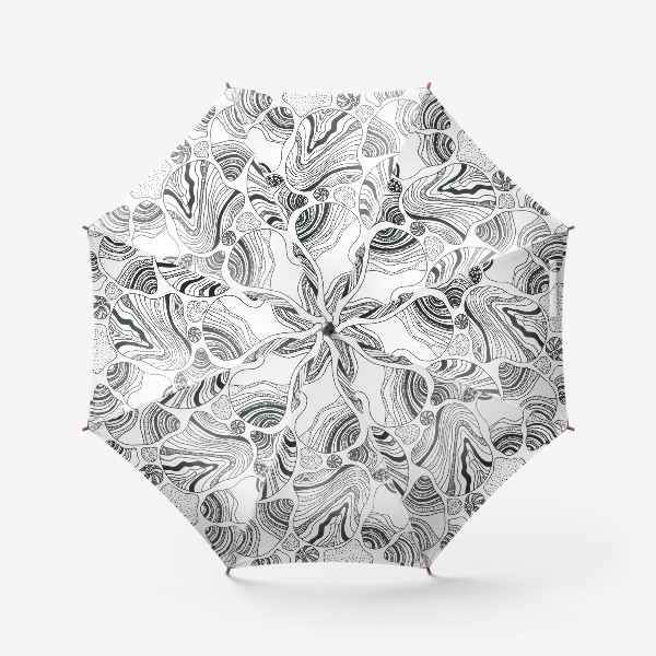 Зонт «Камушки Zentangle»