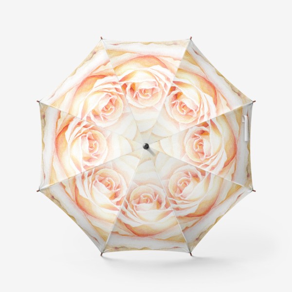 Зонт «Роза нежная, как облако 2»