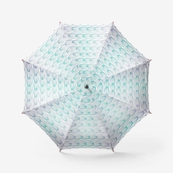 Зонт «Градиентные волны»
