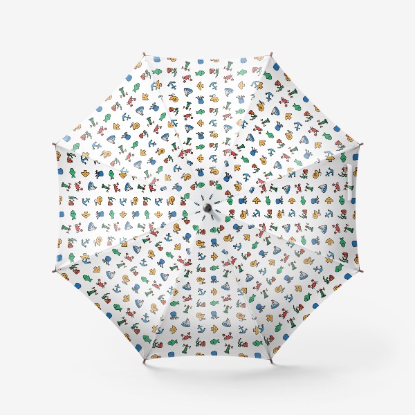 Зонт «Морской узор для летнего отдыха»