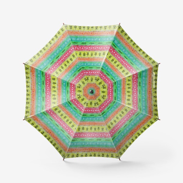 Зонт «Паттерн с перьями»
