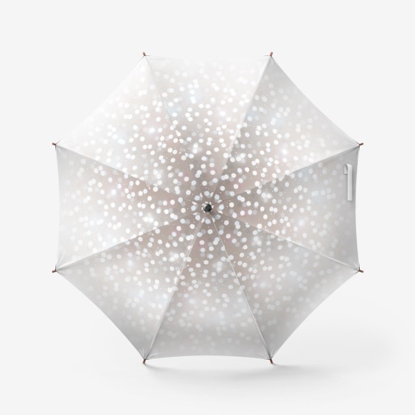 Зонт «Серебристый фон с блестяшками»