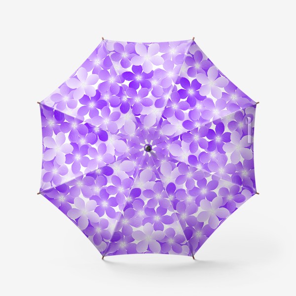 Зонт &laquo;Фиолетовый букет&raquo;