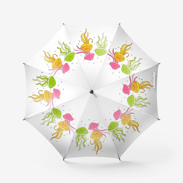 Зонт «Развесёлые медузы»