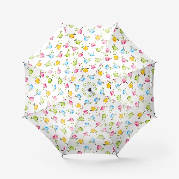 Зонт «Цветные птички»