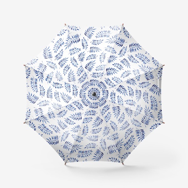 Зонт «Акварельные листья »