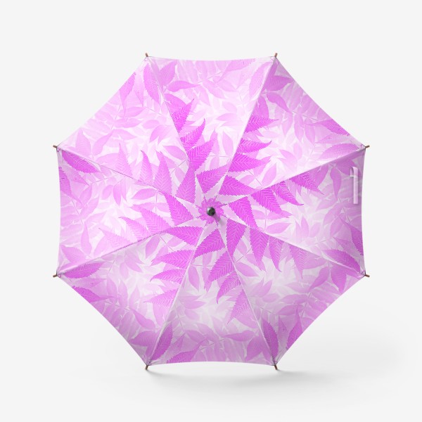 Зонт «Листья цвета Pink bus»