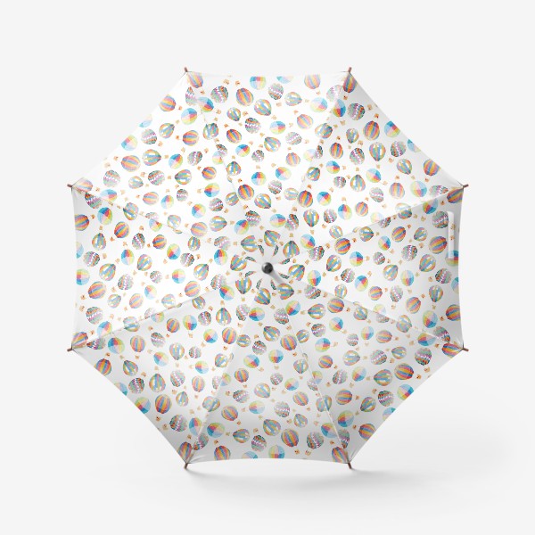 Зонт &laquo;Паттерн с воздушными шарами&raquo;